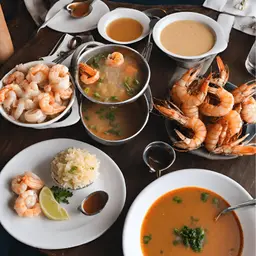 Sinara Al Bahar Meal With Shrimp Soup